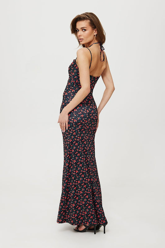 Elegant Tuba-Style Maxi Dress - Dresses