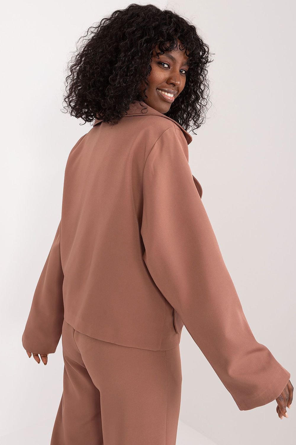Double Breasted Blazer with Lapels - Blazers