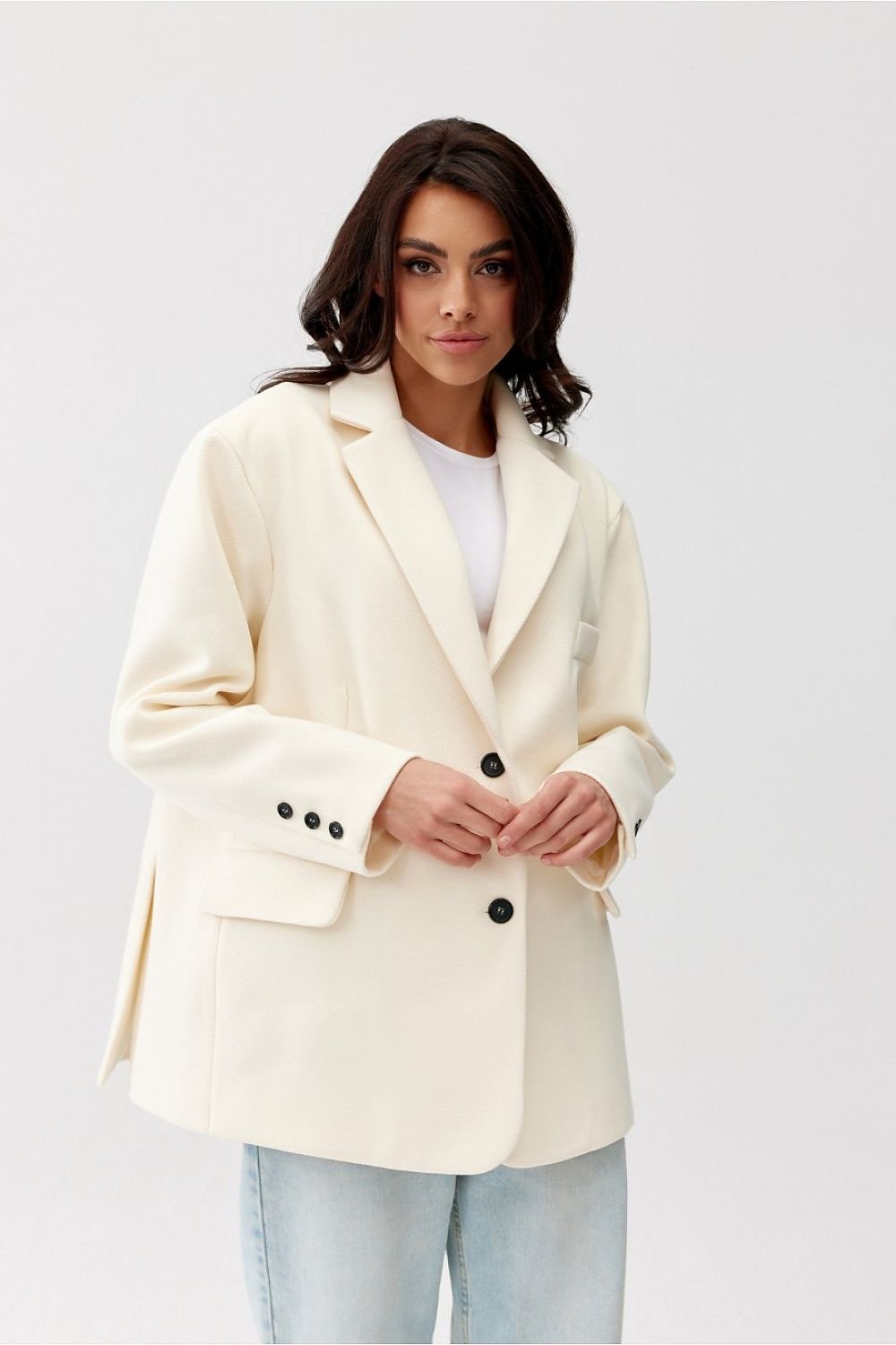 Voluminous Blazer With Lowered Shoulder - Blazers