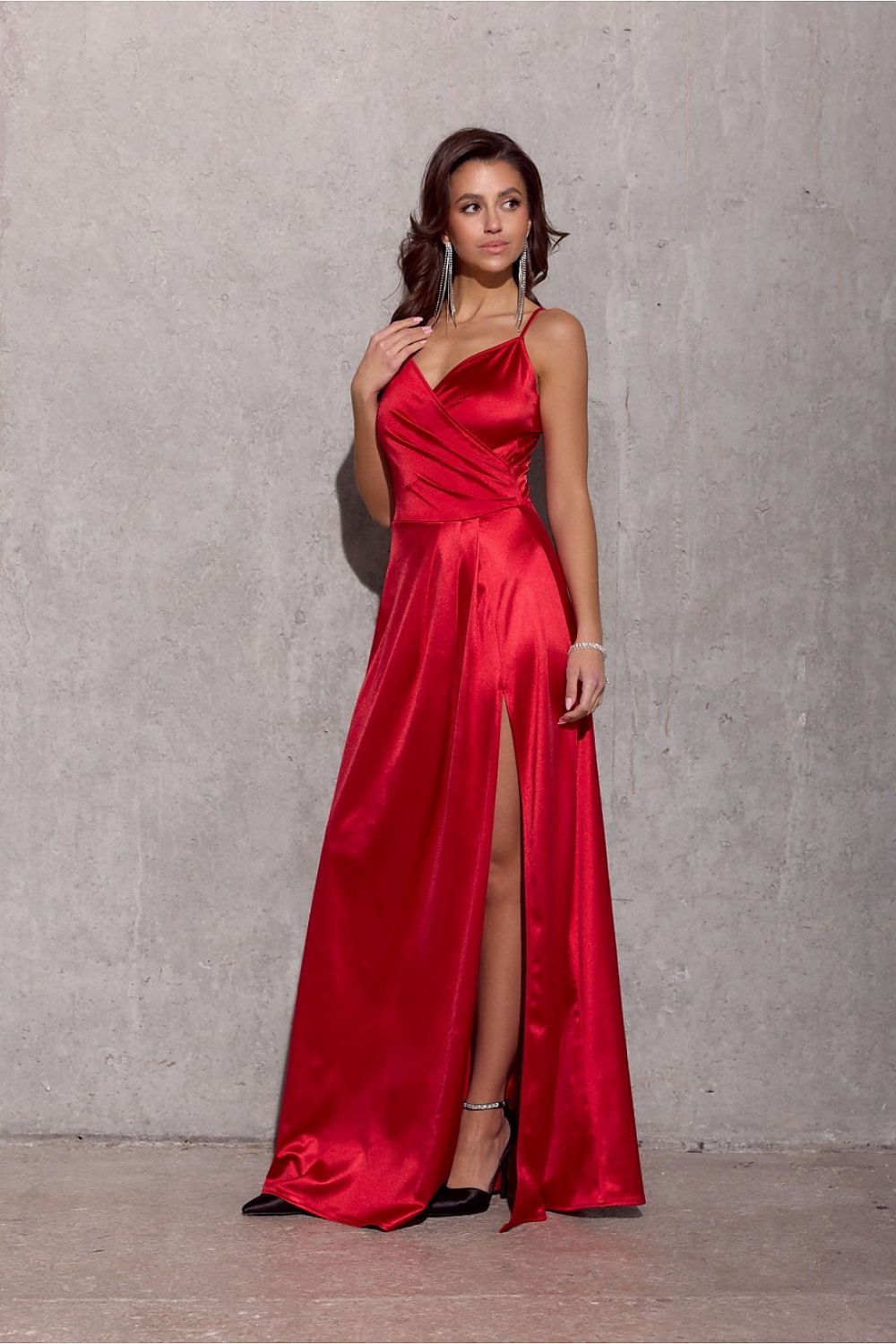 BoutiqueLua Trendy Formal Maxi Dress with Side Slit -