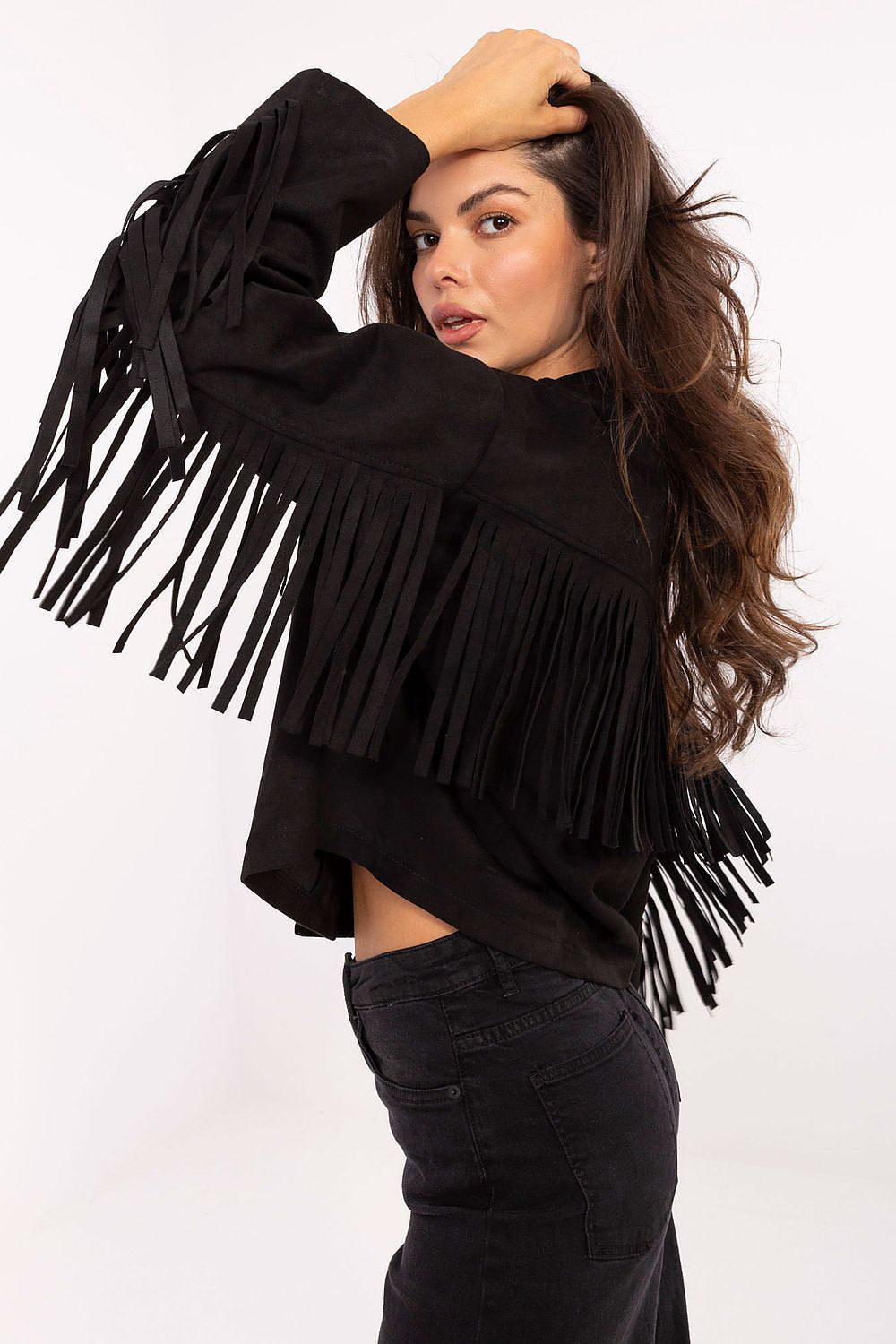 Fringe Detail Statement Jacket for Women -