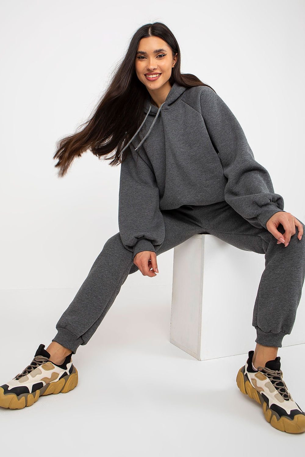 Cozy Hooded Sweatshirt Set with Long Pants - Outfit Sets