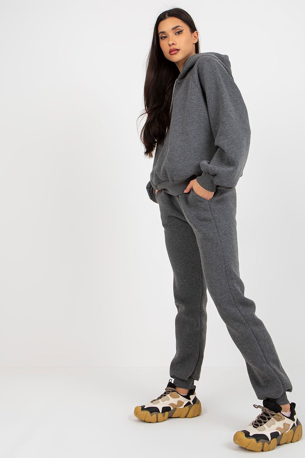 Cozy Hooded Sweatshirt Set with Long Pants - Outfit Sets