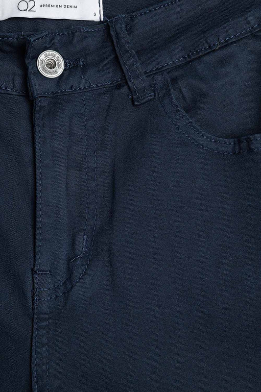 Dark blue Straight Pants wide leg - Jeans