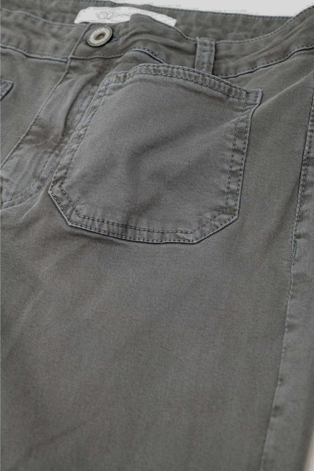 Dark grey Skinny Flared Jeans With Front Pocket Detail - Jeans