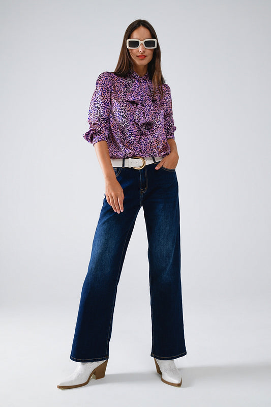 Dark wash wide leg 90's Jeans - Jeans