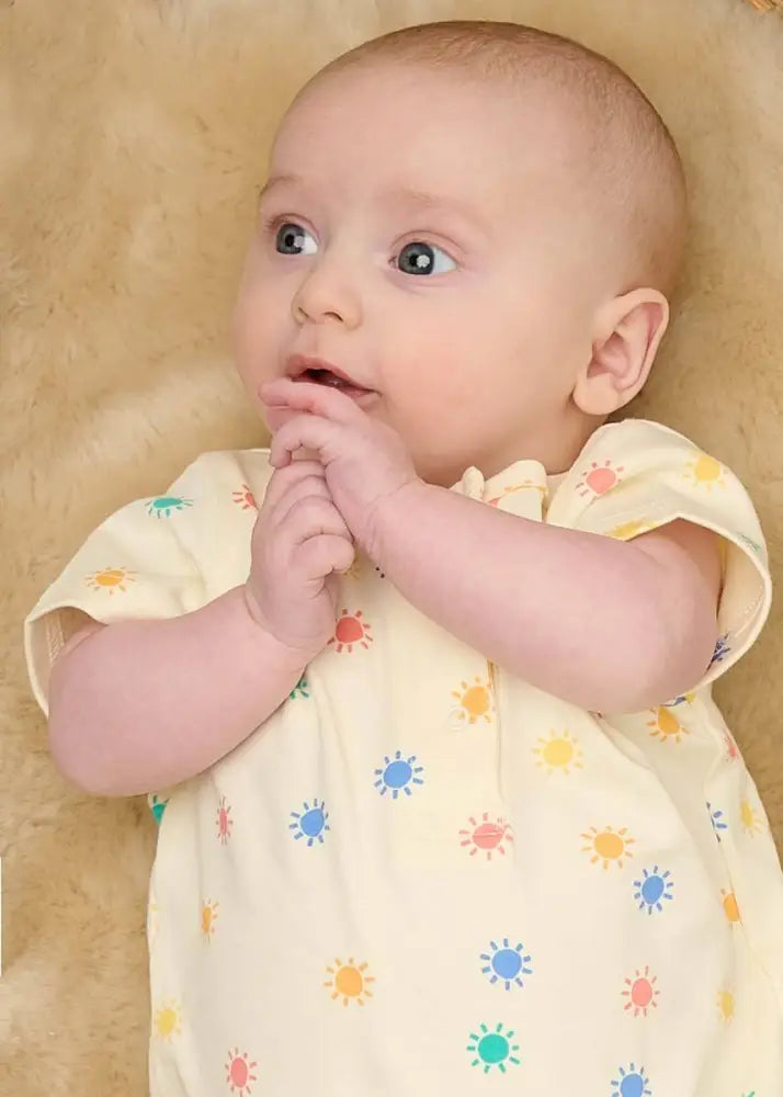 Dinky - Rainbow Sunshine Short Sleeve baby Playsuit - Baby & Children's One-Pieces