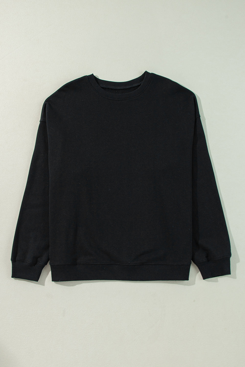 Crew Neck Drop Shoulder Plus Size Sweatshirt - Plus Size/Plus Size Sweatshirts & Hoodies
