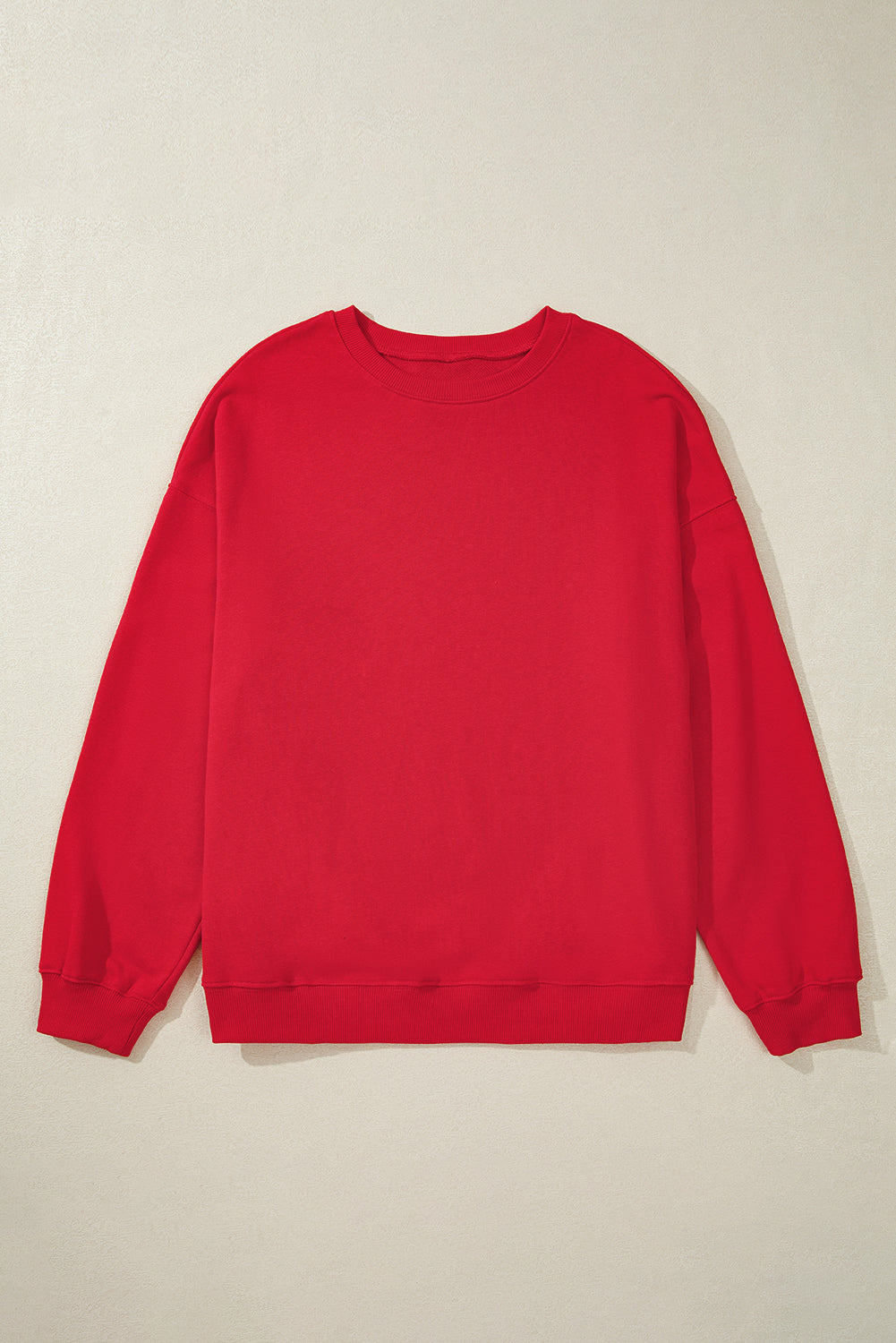 Crew Neck Drop Shoulder Plus Size Sweatshirt - Plus Size/Plus Size Sweatshirts & Hoodies