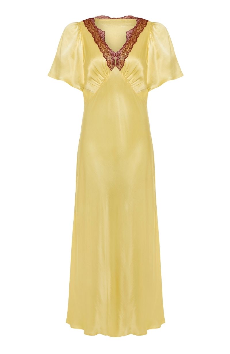 Ellis Butter Yellow Dress - Dress