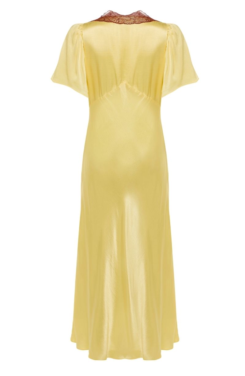 Ellis Butter Yellow Dress - Dress