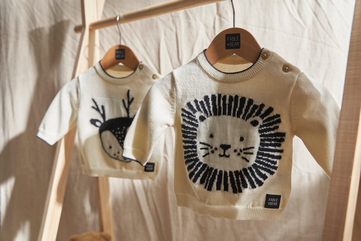 Fable and Bear Lion King Jumper for Baby Kids - Sweaters