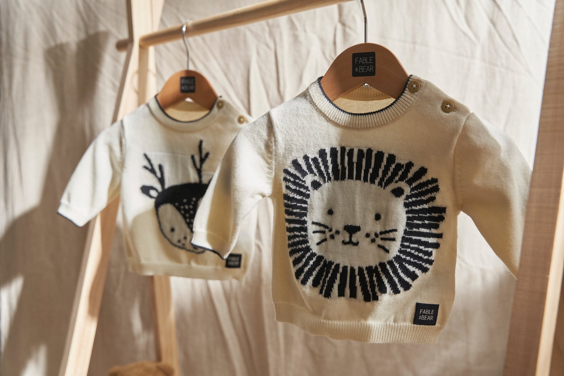 Fable and Bear Lion King Jumper for Baby Kids - Sweaters