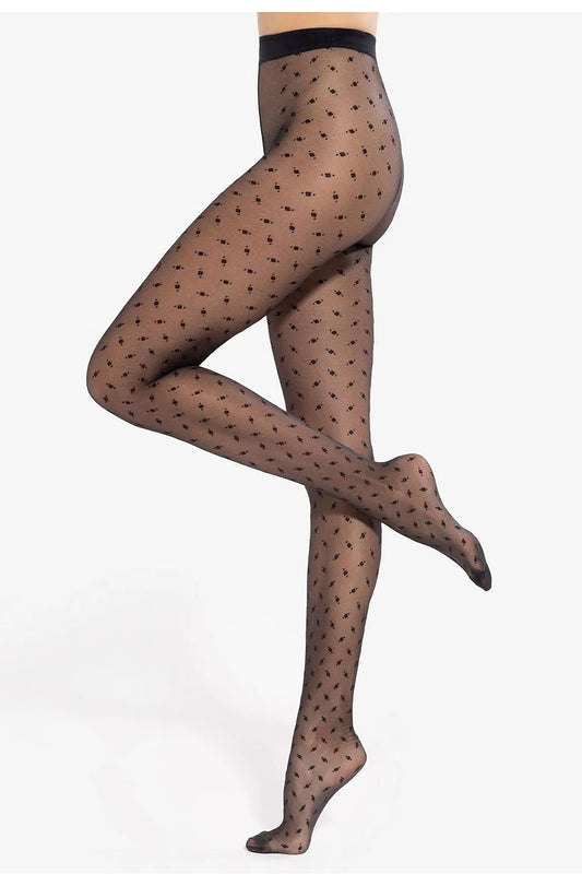 Fashion Patterned Tights for Women - Elegant Design - Lingerie