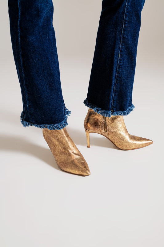 Flare leg skinny jeans in dark blue - Jeans