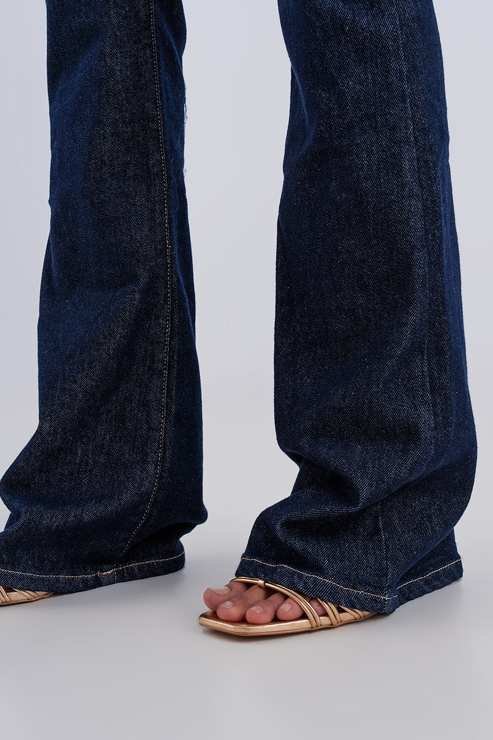Flare sky high jeans in dark wash - Jeans
