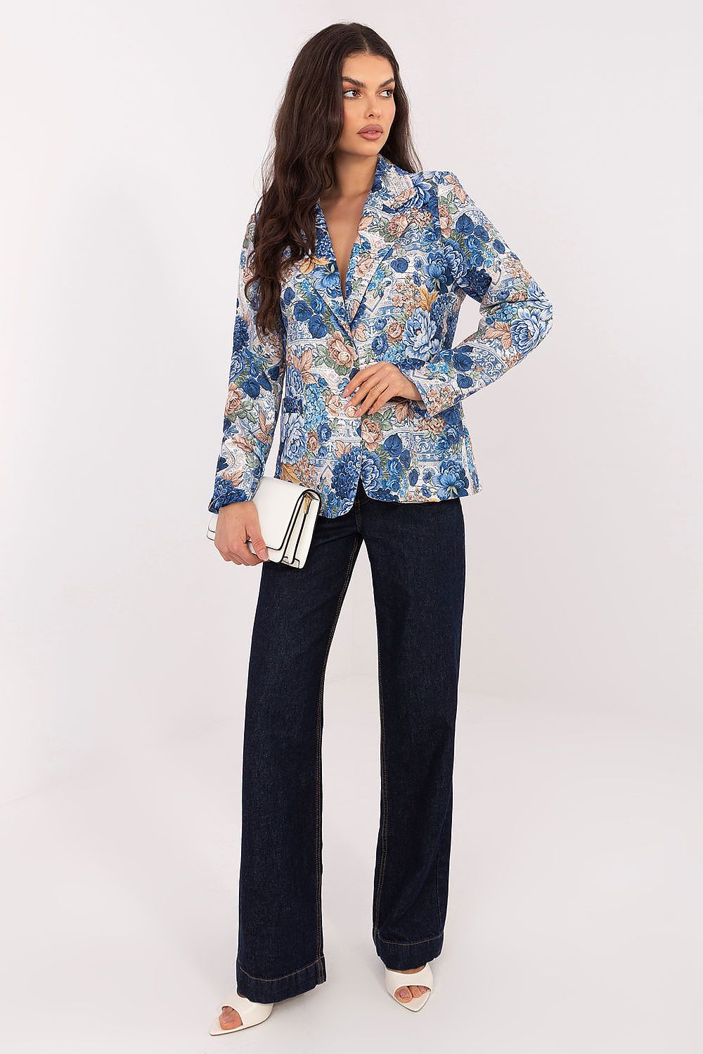 Italy Moda Floral Print Blazer Jacket for Women - Coats & Jackets