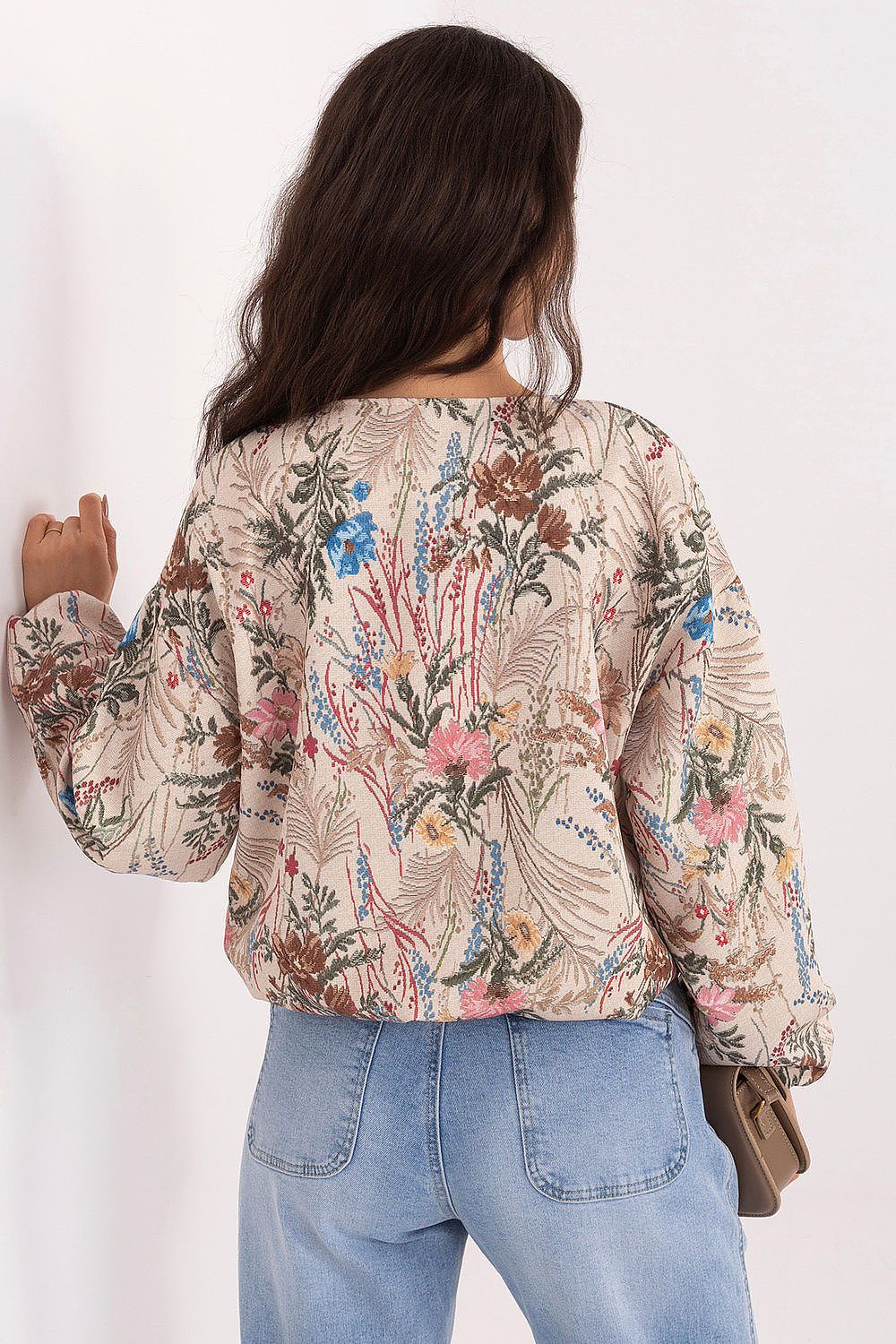 Italy Moda Floral Print Coat for Chic Style - Coats & Jackets