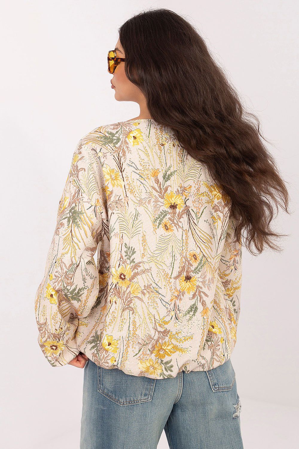 Italy Moda Floral Print Coat for Chic Style - Coats & Jackets
