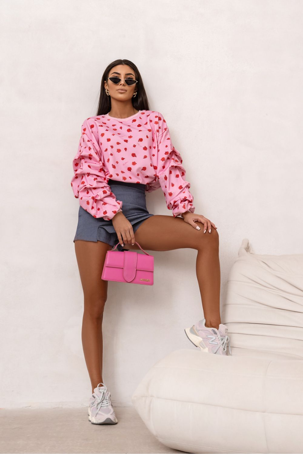LaBalancia Flower Print Sweatshirt for Women -