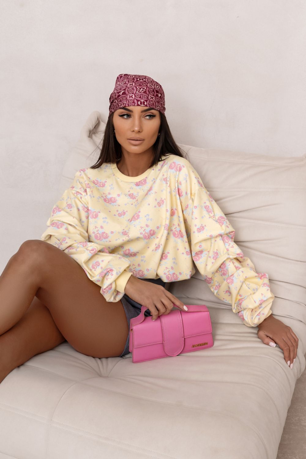 LaBalancia Flower Print Sweatshirt for Women -