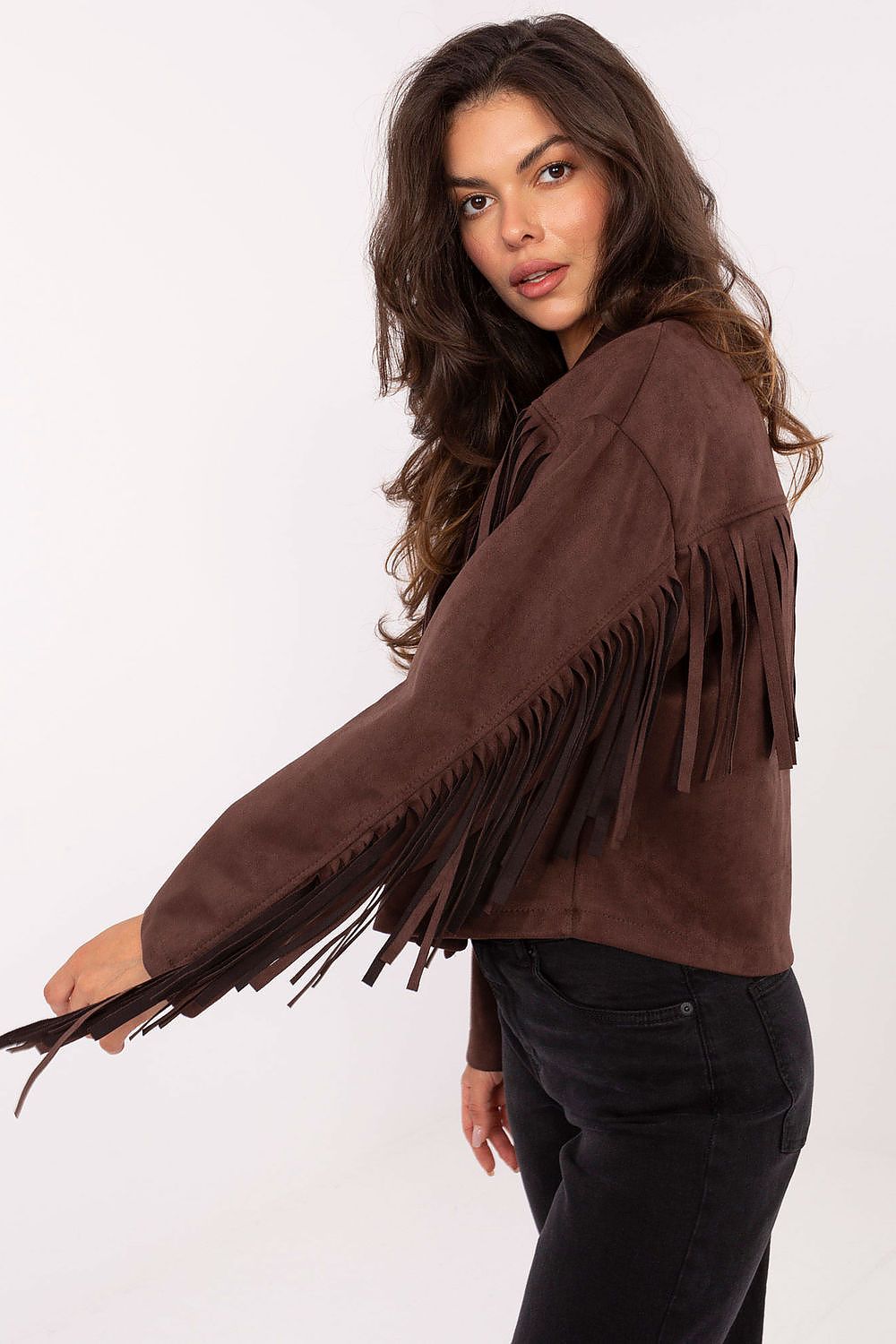 Fringe Detail Statement Jacket for Women -
