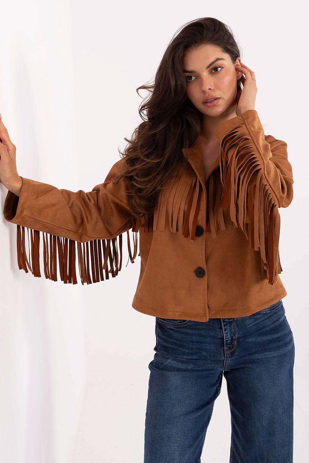 Fringe Detail Statement Jacket for Women -