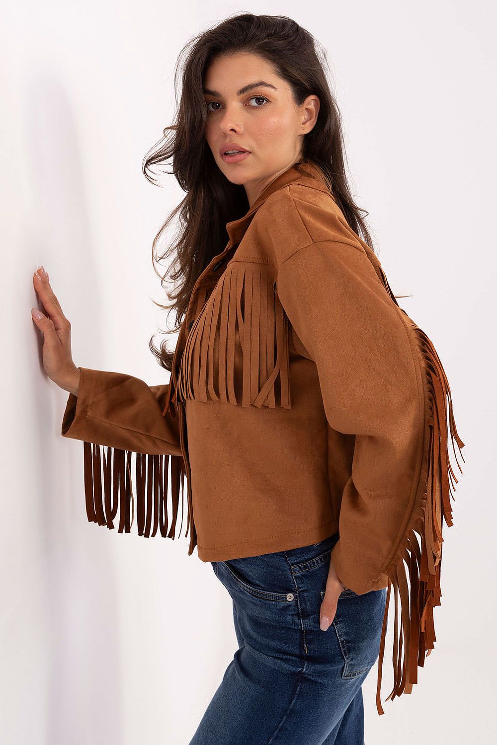 Fringe Detail Statement Jacket for Women -