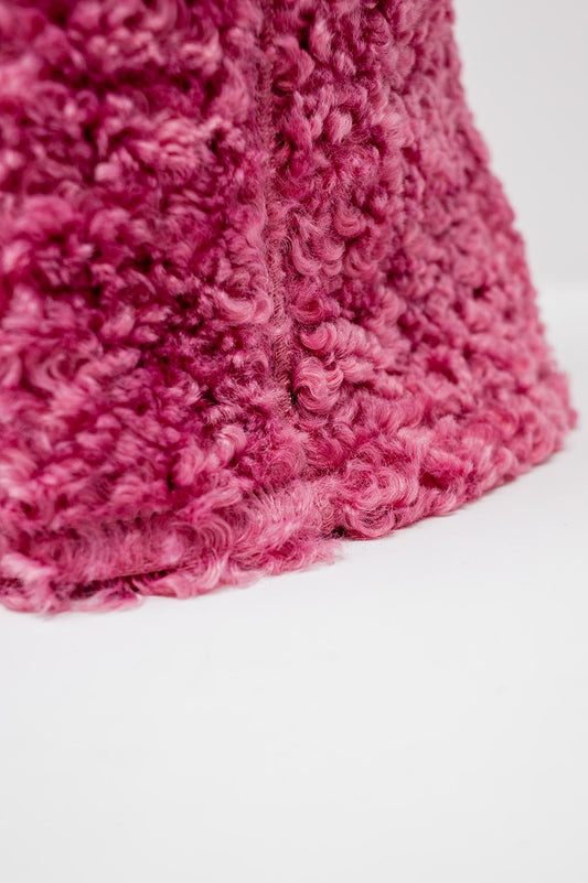 Fuchsia bucket hat borg - Hats