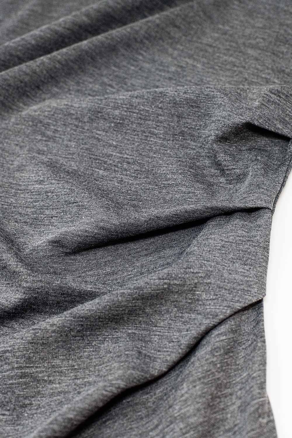 Grey stretch tencel sleeveless dress - Dresses