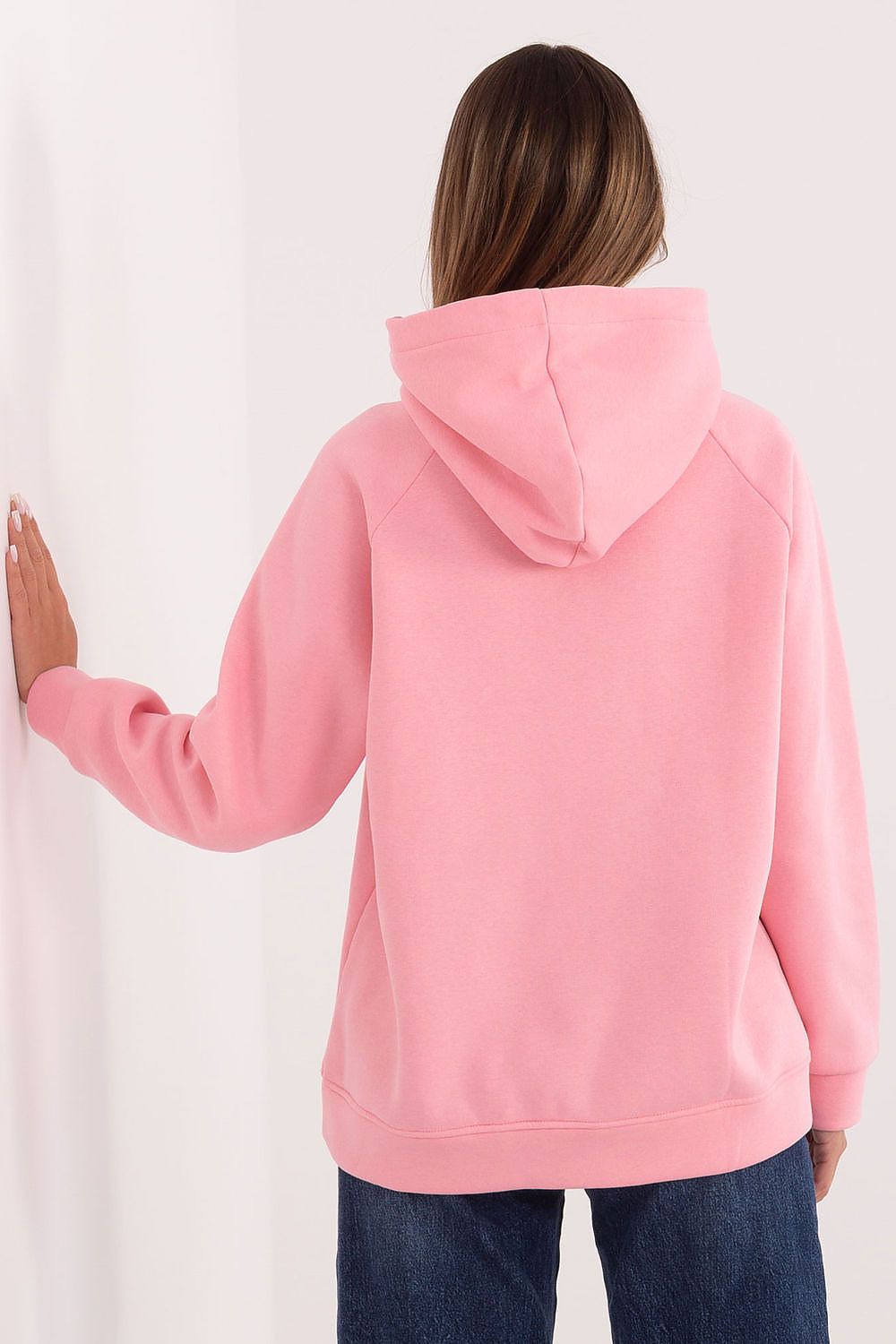 Rue Paris Hooded Sweatshirt with Bold 'HOLY' Print -