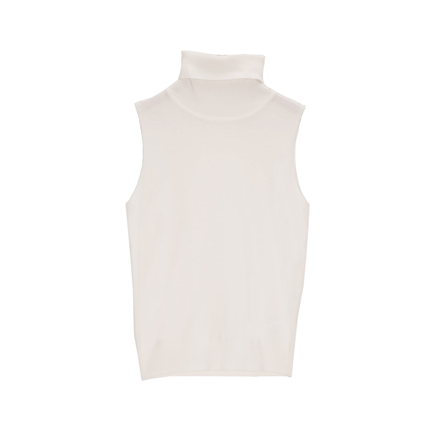 Knitted tank jumper in cream - Jumpers