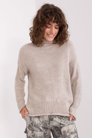 Ladies Casual Turtleneck Pullover Sweater