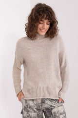 Ladies Casual Turtleneck Pullover Sweater