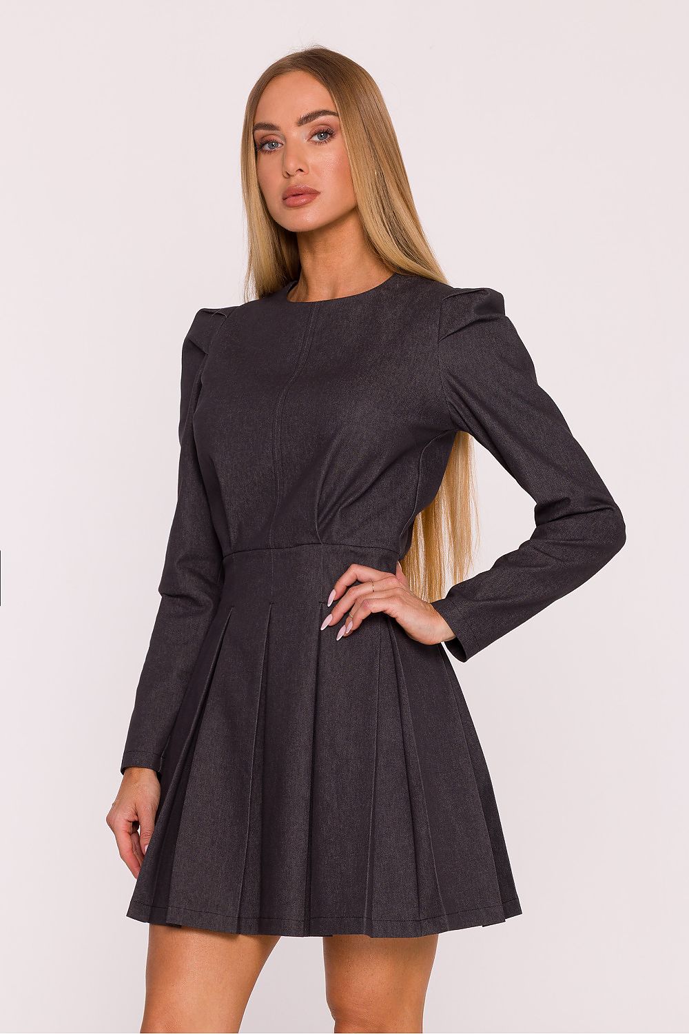 Ladies Day Dress for Effortless Elegance grey - Dresses