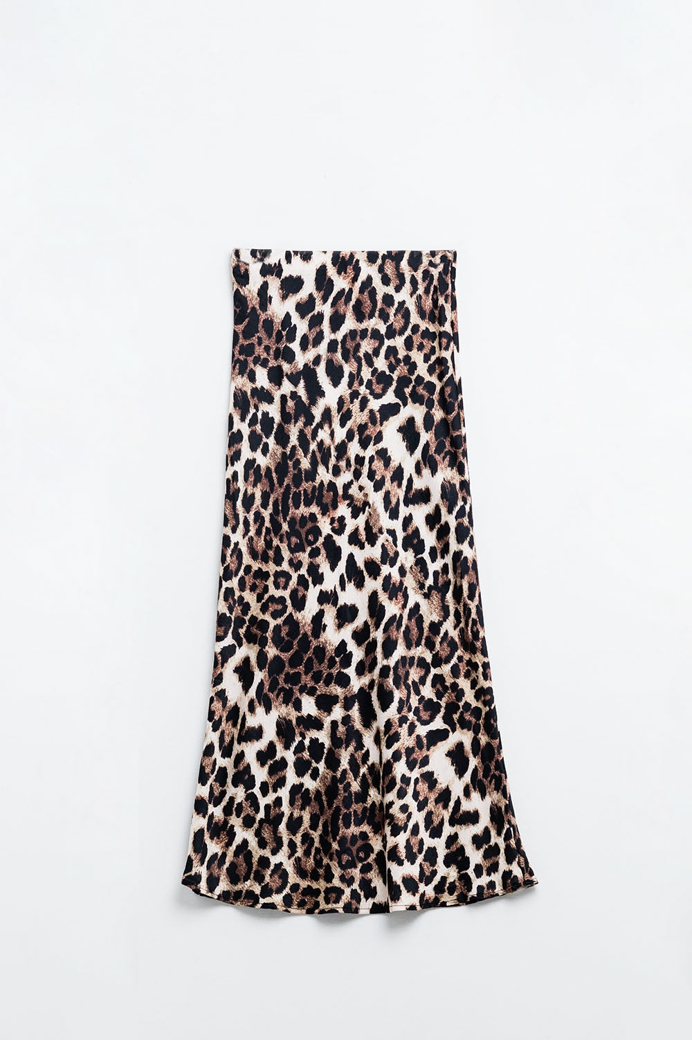 Leopard print mid-rise Flared midi skirt - Skirts