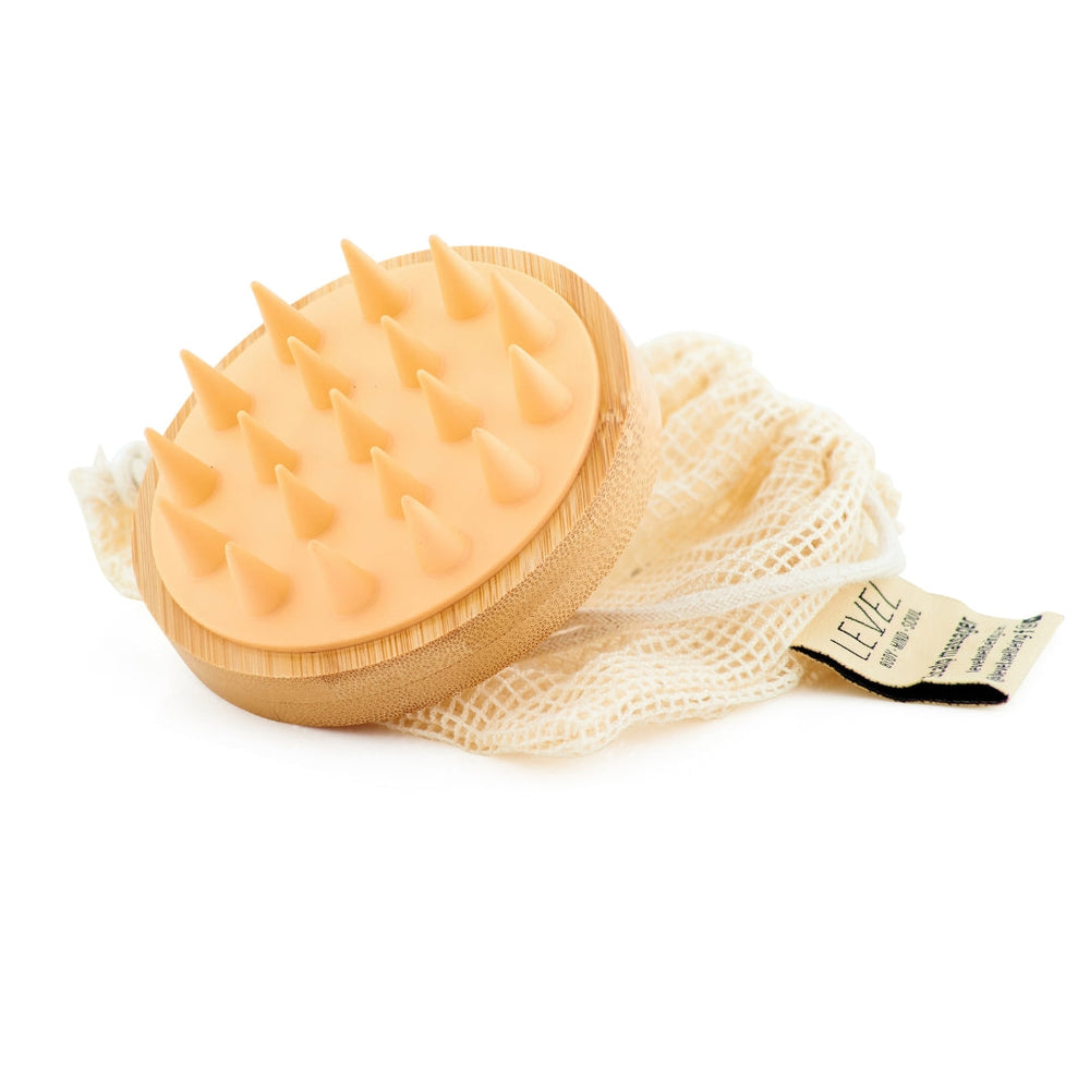 Masseur de cuir chevelu en bambou