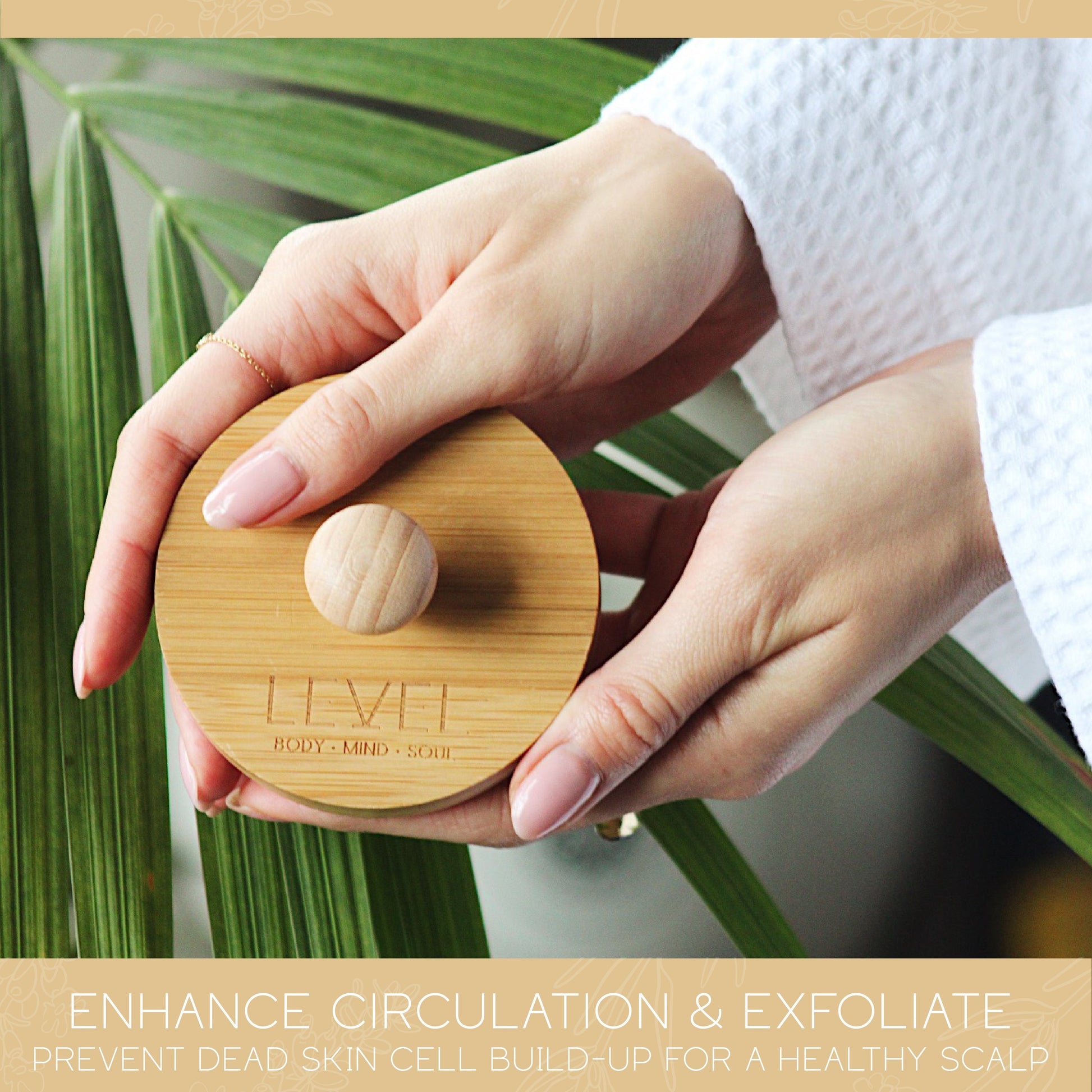 Bamboo Scalp Massager - Scalp Massager
