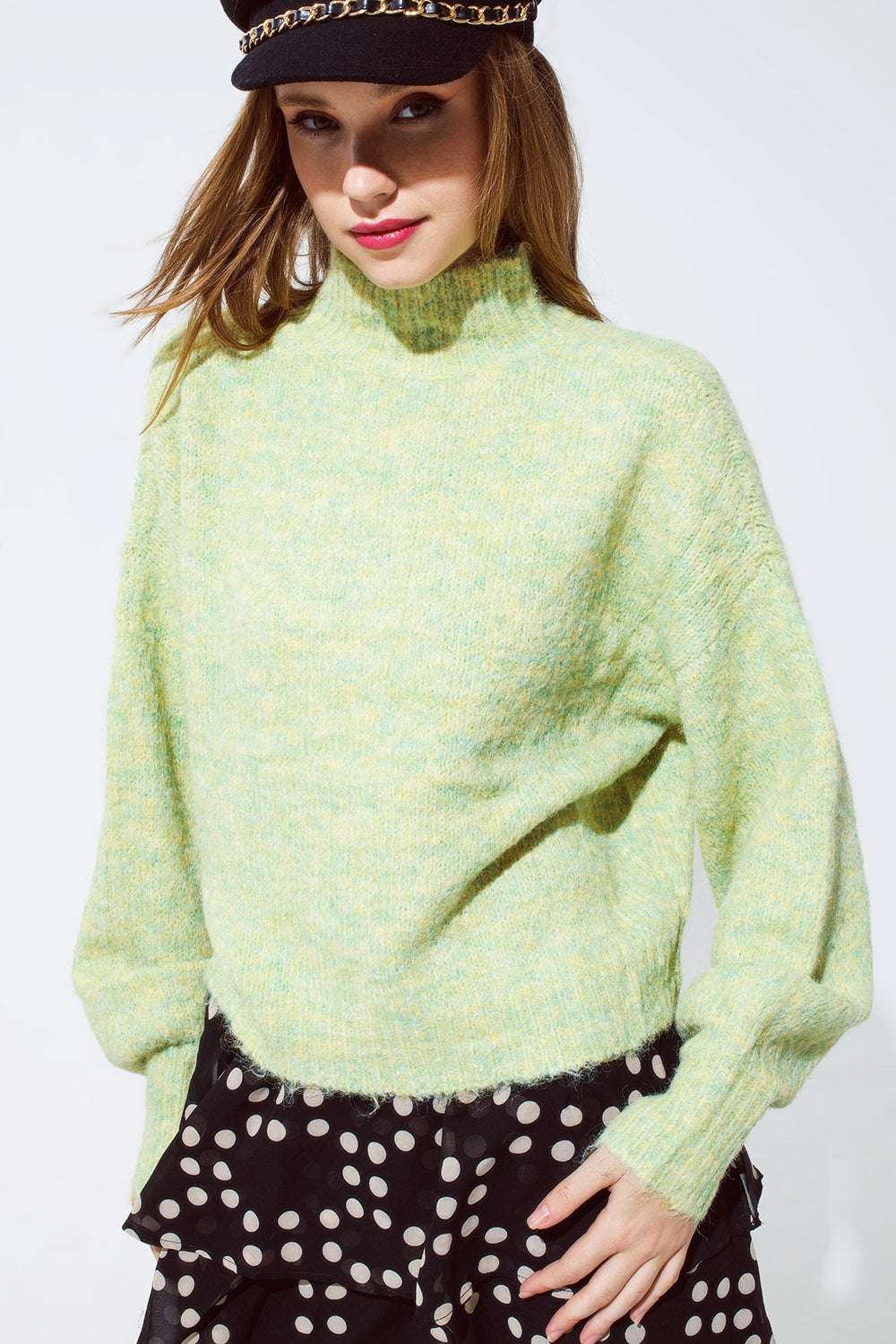 light Green Soft Knit sweater - Jumpers