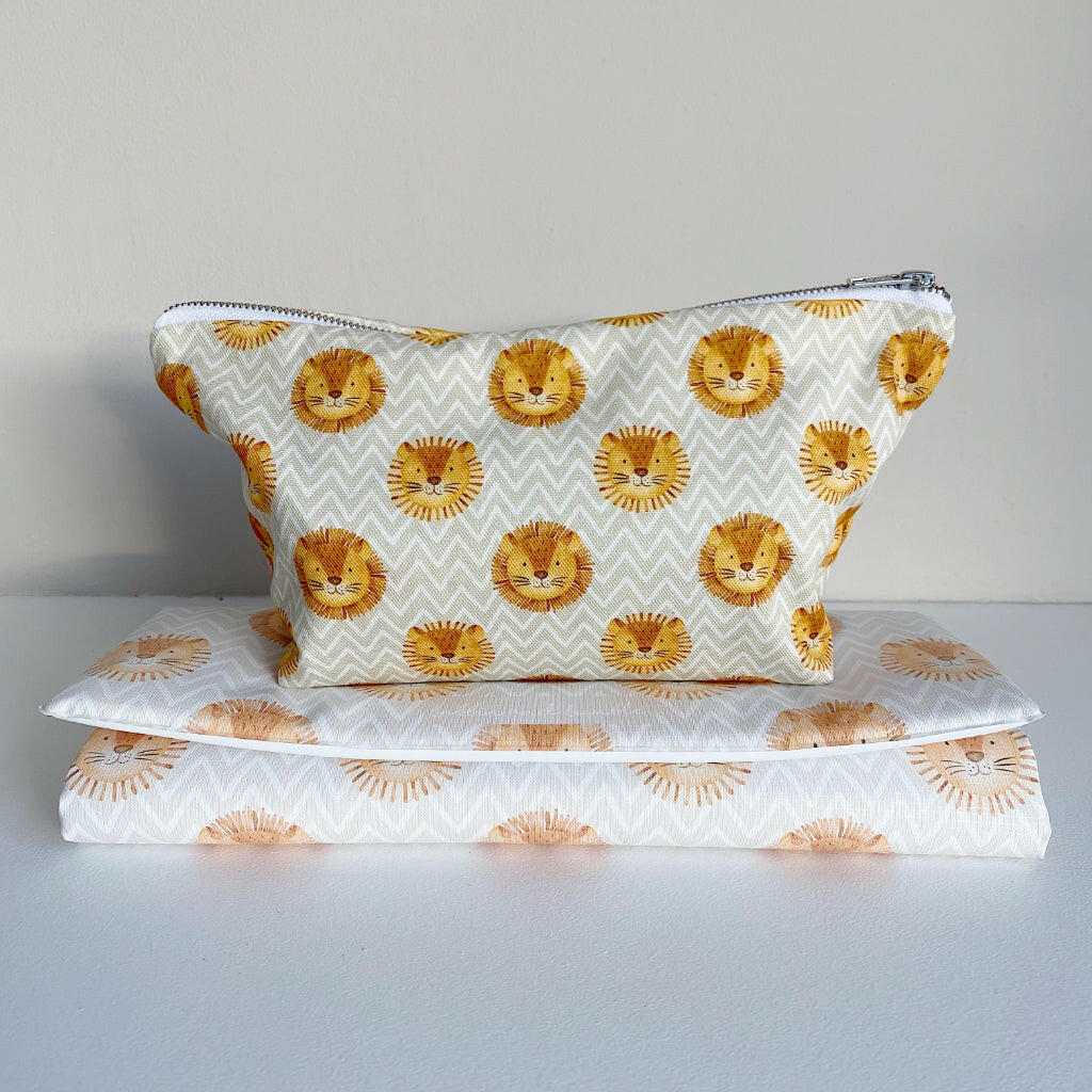 Nappy Wallet - Leo Lion Print - Baby & Toddler