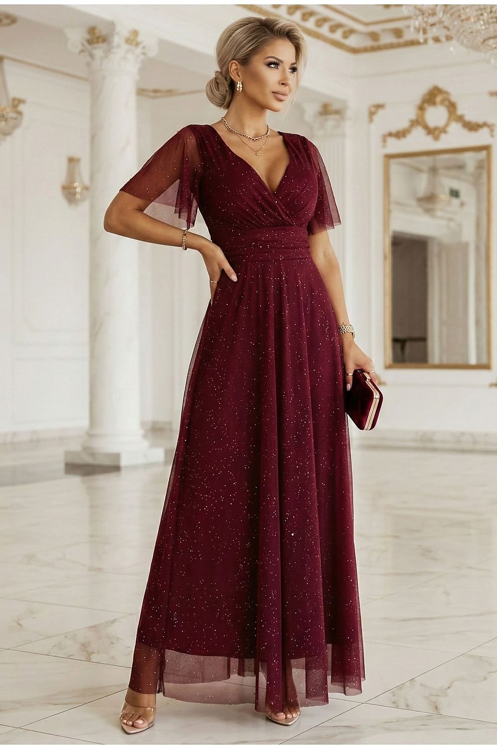 Numoco Elegant Long Dress for Special Occasions red one-size-fits-all - Dresses
