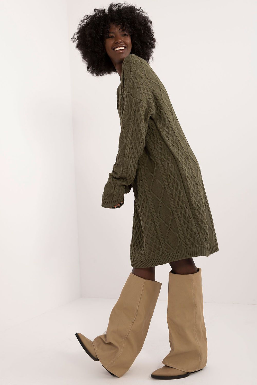 Badu Long Sleeve Cosy Day Dress for Effortless Style - Dresses
