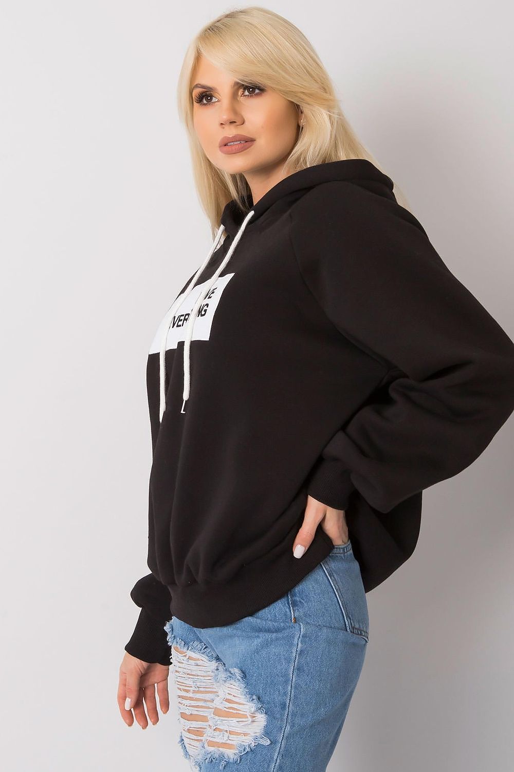 Long Sleeve Hoodie for Women - Trendy Black Style - Sweaters