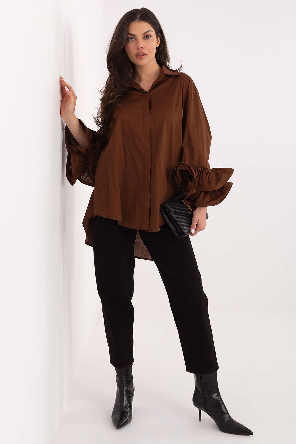 Long Sleeve Shirt Classic Cut for Women - Shirts