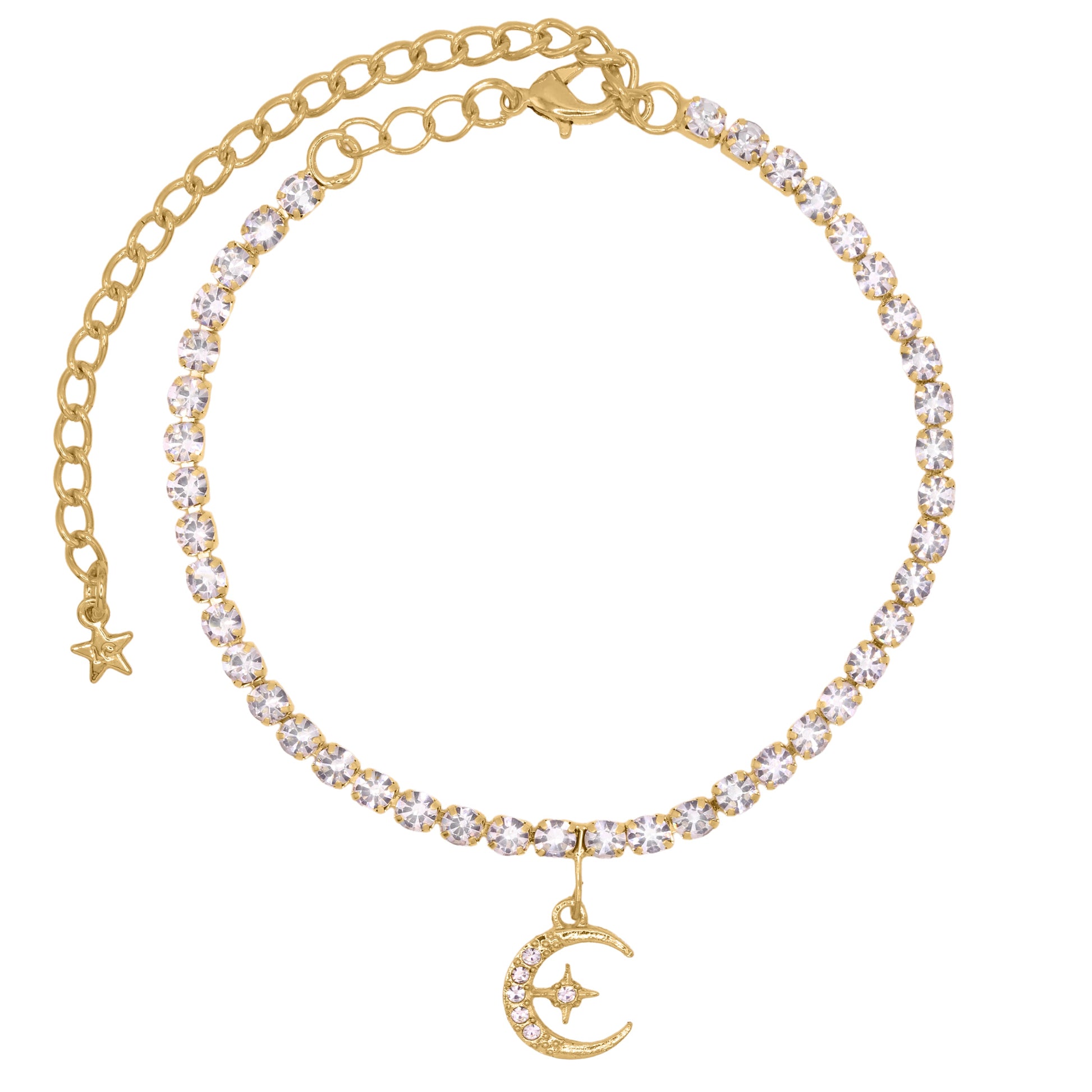 Quinn Moon Anklet | 18K Gold Plated - Anklet