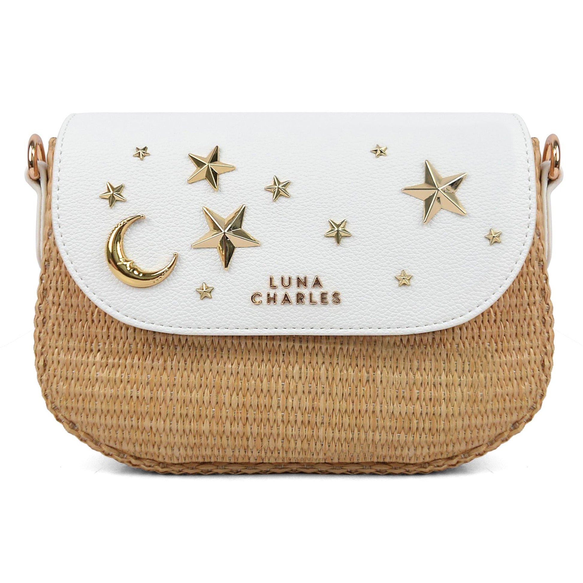 Luna Charles Boho Chic Woven Handbag for Women - Bags