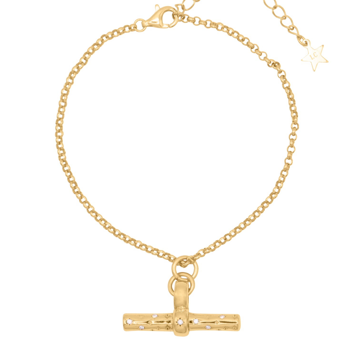 Lola T-Bar Bracelet | 18k Gold Plated - Bracelet
