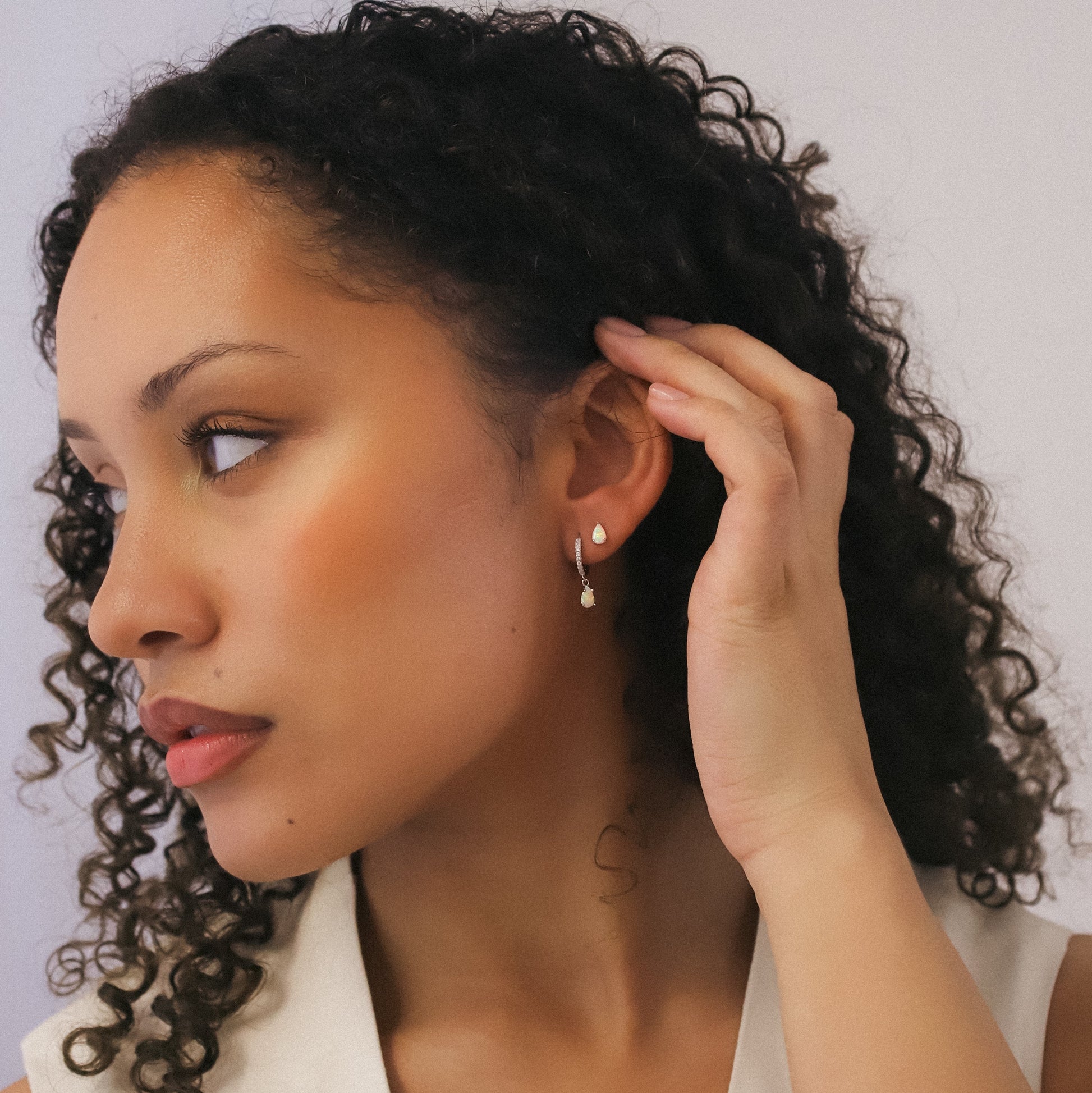 Luna Charles Opal Drop Earrings for Women - Earrings