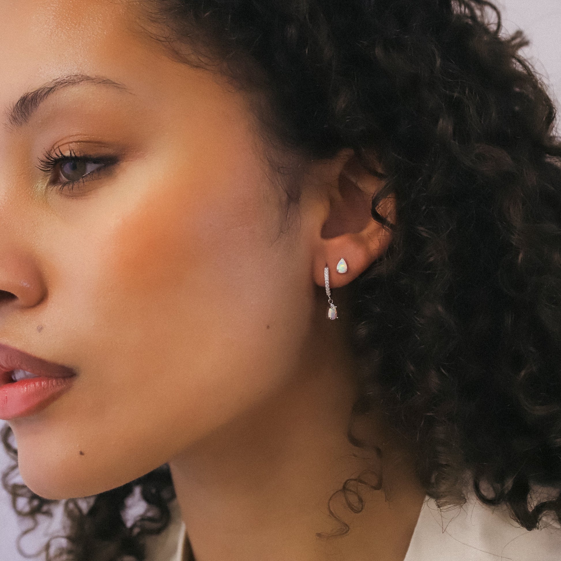 Luna Charles Opal Drop Earrings for Women - Earrings