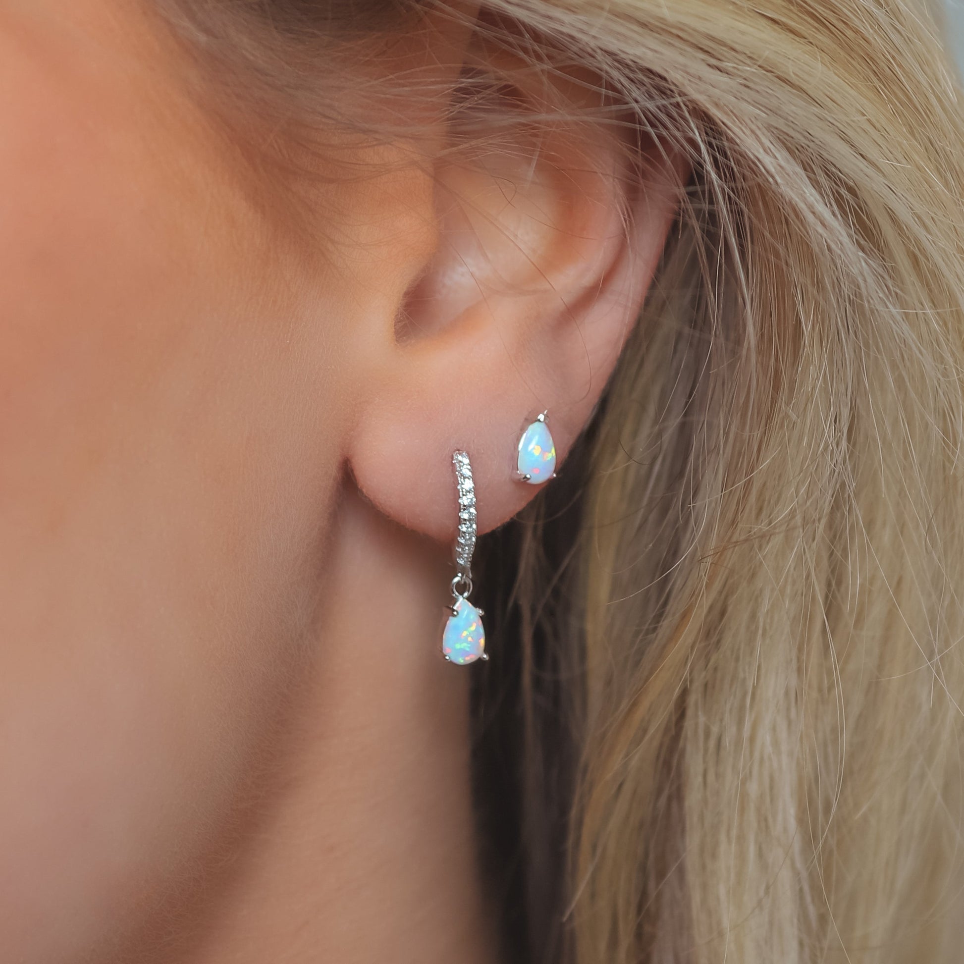 Luna Charles Opal Drop Earrings for Women - Earrings